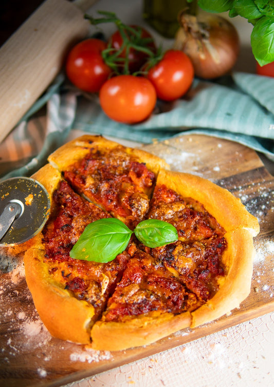 Huisgemaakte pizza