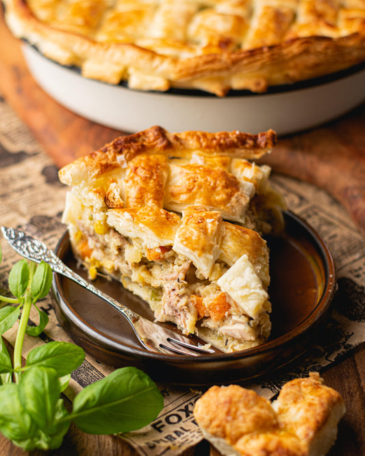 Chicken Pot Pie Taart