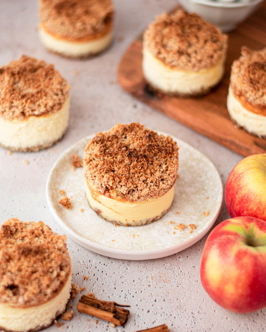 Appel Kruimel Cheesecake