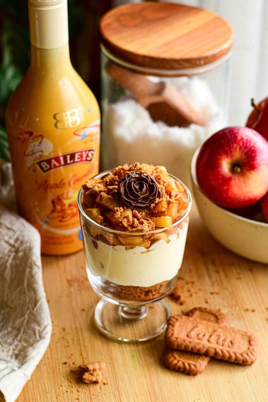 Appel Cheesecake in een Glaasje